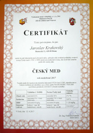 Certifikat kvality 2017